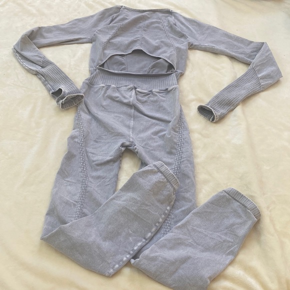 🌺free people Good Karma l/s square neck onesie - Picture 13 of 16